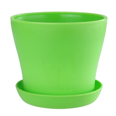 

Gobestart Colourful Mini Plastic Flower Pot Succulent Plant Flowerpot Home Office Decor