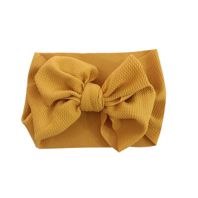 

Big Bowknot Baby Headbands Knotted Infant Headwraps Girls Turban Baby Bows