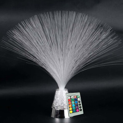 

1 Piece New Glacier Lite Lamp Fiber Optic with Color-Changing Crystals Party Night Light Event Supplies