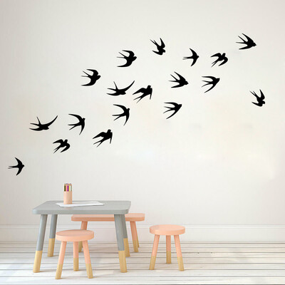 

Creative Bird Vinyl Wall Sticker For Home wall Decor Murals Stickers living room decorative Animals stickers on the wall