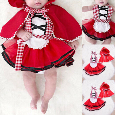 

Cute Newborn Toddler Baby Girl Tutu Skirt Photo Prop CostumeCape Cloak Outfit