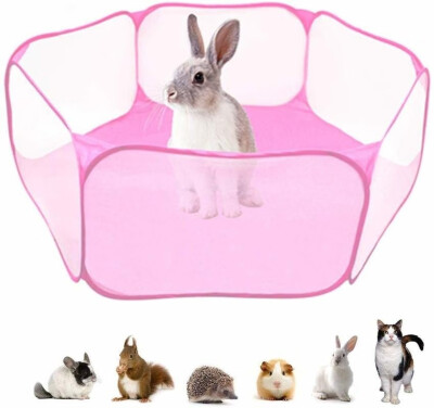 

Pet Playpen Portable Open Indoor Outdoor Small Animals Cage Tent Fence for Hamster Chinchillas&Guinea Pigs