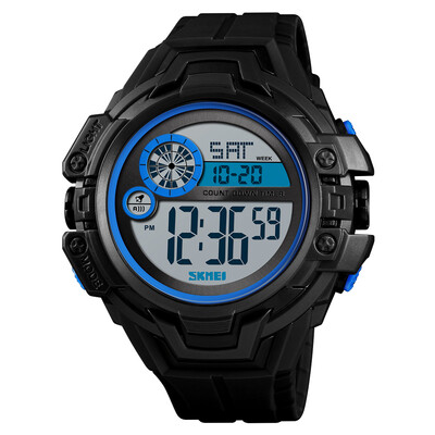 

SKMEI 1446 Men Analog Digital Electronic Watch Fashion Casual Outdoor Sports Male Wristwatch Time Display Alarm Stopwatch 5ATM