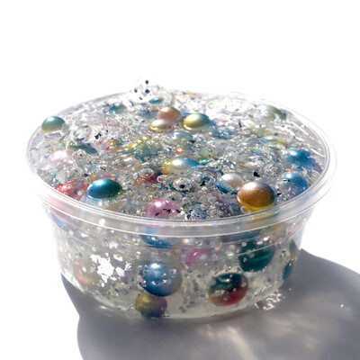 

〖Follure〗Beautiful Color Colorful Slime Cute Pearl Kids Stress Relief Kids Clay Toys