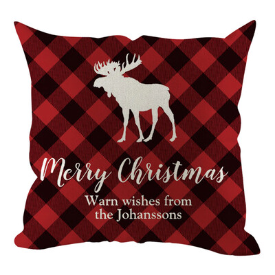 

〖Follure〗Christmas Pillow Cover Pillowcases Decorative Sofa Cushion Cover Home Decoration