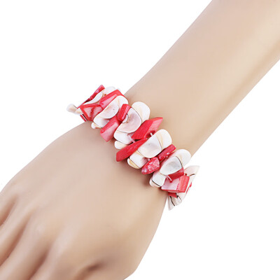 

Boho Style Shell Bracelets For Women Girls Handmade Multicolor Seashell Bracelet Beach Jewelry Gifts