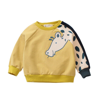 

Fashion Cartoon Animal Girl Sweater Autumn Long Sleeve Cute Baby Girl Sweater Child Clothing Spring Cartoon Girl Clothes