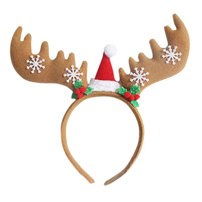 

Gobestart Christmas Bow Headband Tiara Party Decorations Snow Head Hoop Hair bands