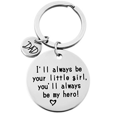 

Father of The Bride Gift Wedding Gift for Dad From Daughter Always Be Your Little Girl You ll Always Be My Hero Keychain