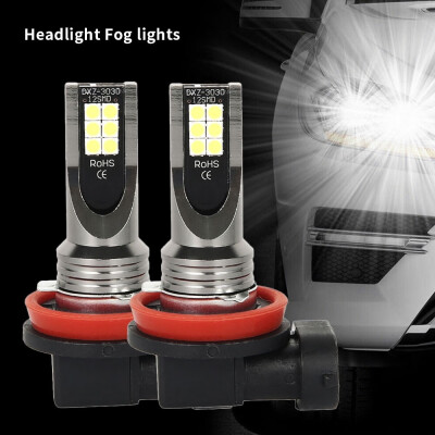 

2pcs LED Car Super Bright White Headlight Bulb For H16 H11 H9 H8