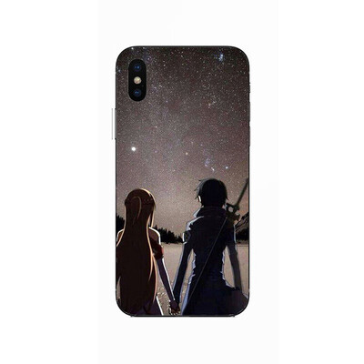 

Sword Art Online SAO Anime Manga Soft Silicone Painting Case For Apple iPhone 6 6s 7 8 Plus X XR XS Max Soft TPU Printed Cover