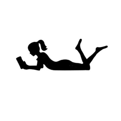 

Removable PVC Reading Girl Pattern Wallpaper Self Adhesive Mural Decal Art Wall Sticker Living Room Decor