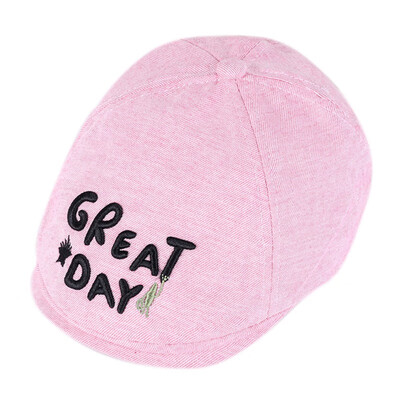 

Childrens Unisex Hat Letter Pattern Plaid Beret Toddler Baby Cute Fashion Casual Retro All-match Cap Hat