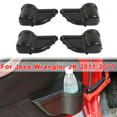 

4pcs 4-Door Net Pocket Storage Box Organizer For Jeep Wrangler JK 2011-2017