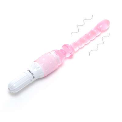 

New Soft Beads Anal Plug Silicone Anal Dilator Adult Toys Electric Massager Vibrators For Women