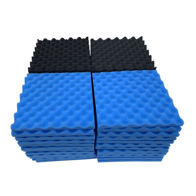 

Toponeto 48Pcs Acoustic Foam Panel Sound Stop Absorption Sponge Studio KTV Soundproof