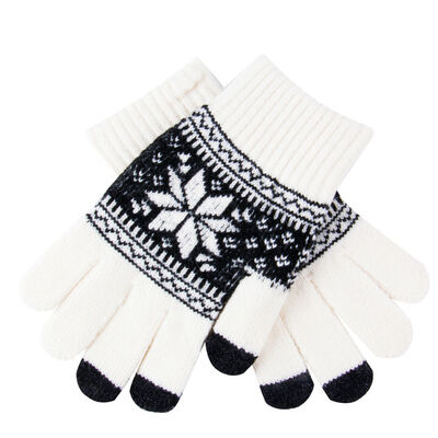 

Warm Winter Gloves Knitted Cotton Touch Screen Gloves Men Women Soft Gloves