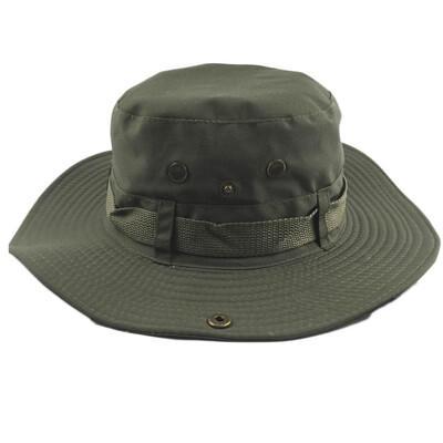 

Jungle Fisherman Hat Wide Brim Sun Fishing Bucket Hat Camping Hunting Caps