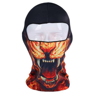 

Outdoor Motorcycle Full Face Mask Animal Thin Cycling Sport Protection Gear 3D