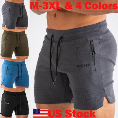 

2019 Men Casual Shorts GYM Training Running Jogging Sports Workout Pant Trousers