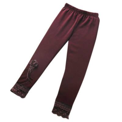 

Princess Girl Leggings Children Dot Leggings Kids Warm Velvet Leggings Thick Pants Girls Clothes