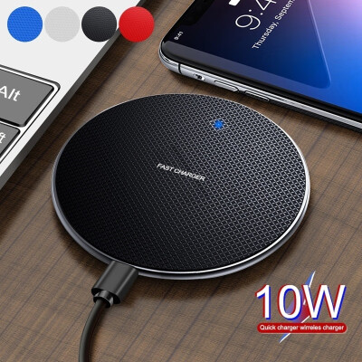 

2020 New Wireless Charger Pad 10W Fast Charging Dock for iPhone Samsung Huawei Xiaomi