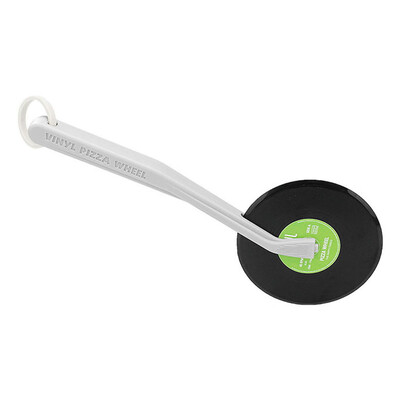 

Toponeto Vinyl Records Shape Pizza Cutter Cakes Bread Round Wheels Cutter