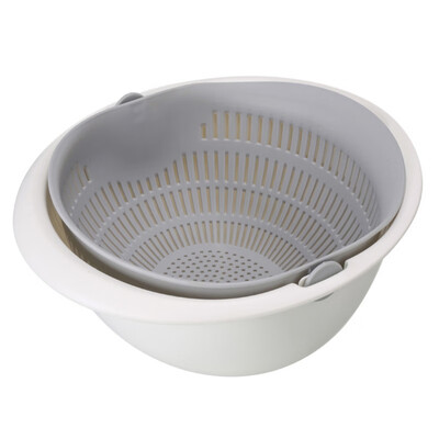 

Multi-functional Fruit Drain Basket Household Kitchen Flip Lid Type Vegetable Drain Basket