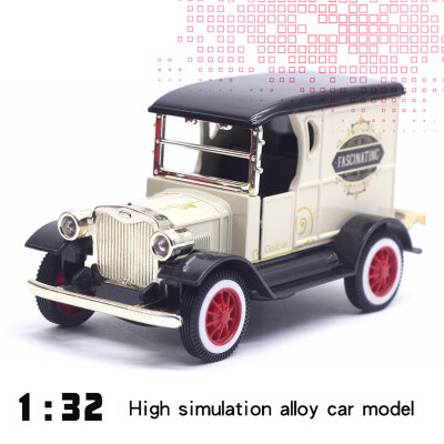 

High Simulation Retro Vintage Brazilian Vintage Classic Car Model 132 Alloy Pull Back Car Toys Boy Collection Model Kids Gift