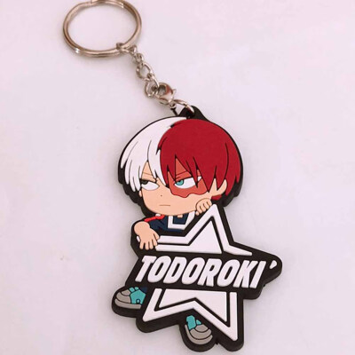 

CAR-TOBBY Anime My Hero Academia Boku No Hero Academia Keyring PVC Single Side Keychain