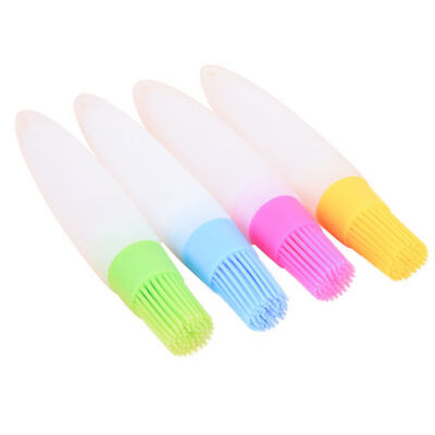 

1pc Barbecue Brush Basting Brush Cake Butter Bread Pastry Brush Silicone brush With oil bottle useful BBQ tools kitchen Utensil
