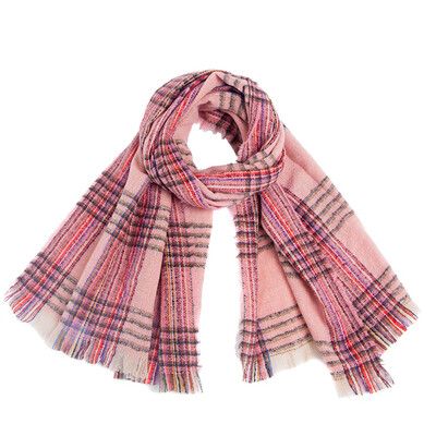 

Gobestart Womens Fashion Long Shawl Big Grid Winter Warm Large Scarf Wrap Long Scarves