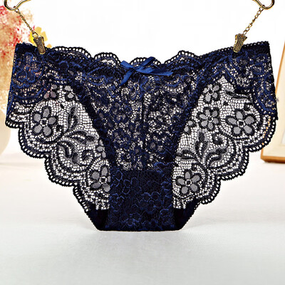 

Sexy Women Lace Low Waist Briefs Thongs Breathable Seamless Underwear Knickers