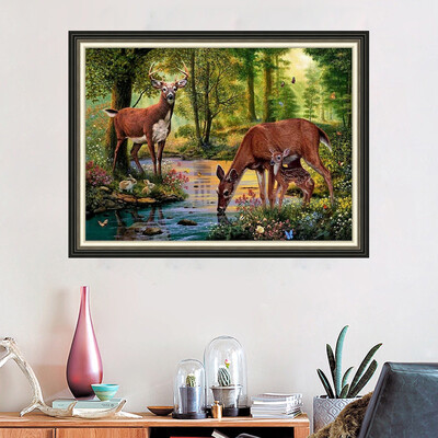 

Gobestart 5D Full Square Dirll Embroidery Paintings Rhinestone Pasted DIY Diamond Painting