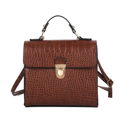 

Casual Women Solid Color Buckles Square Shoulder Bag Handbag Crossbody Pouch