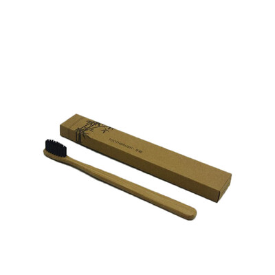 

Bamboo Handle Toothbrush NylonSharpen Wire Bristles Toothbrushes for Home Hotel