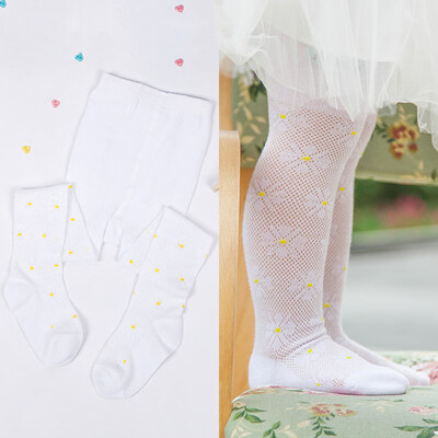 

Cotton Child Stockings Girls Tights Summer Mesh Pantyhose Anti-mosquito Socks