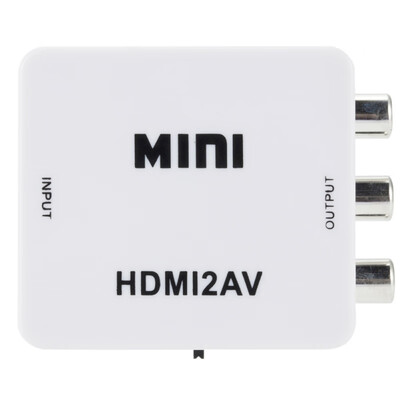 

HDMI To AV RCA CVBS 1080P Composite Audio Video Adapter Converter Box Upscaler HDMI To AV Adapter Converter Box