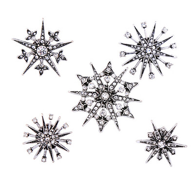 

Geometric Crystal Brooches for Women Charming Brand Jewelry Accessories