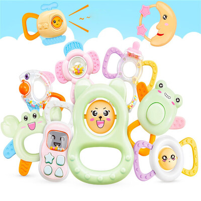 

Tailored ABS Freezer Safe Teether Sensory Toy for 0 to 12 Months Babies