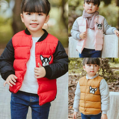 

Girls Baby Winter Cotton Padded Coat Warm Jacket Snowsuits Casual Outwear New