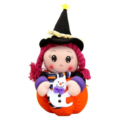 

Cute Halloween Decoration Party Halloween Pumpkin Plush Dolls Home Decor