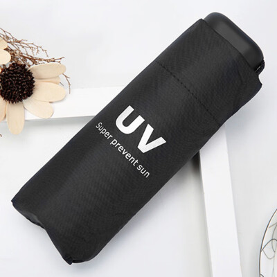 

2018 UV protection umbrella sunny&rainy umbrella Folding & Mini Pockets Umbrella Black Umbrella