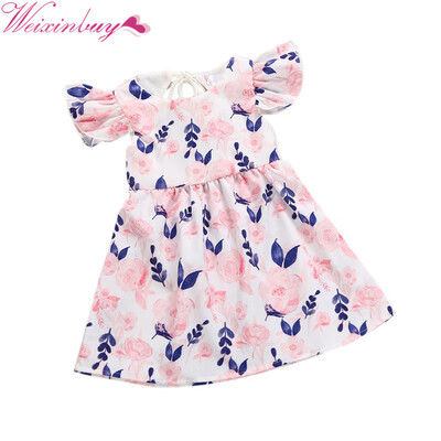 

Infant Children Girl Summer Sundress Casual Flower Girls Princess Dress Kids Baby Party Wedding Pageant Lace Dresses Clothes