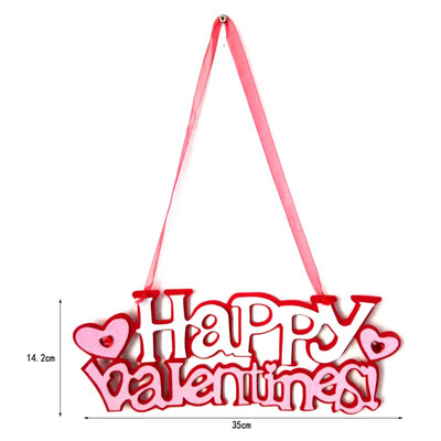 

Valentines Day Wall Hanging Decoration Non-woven Fabrics Letter Hanging Ornaments for Wedding Valentines Day Party Decoration