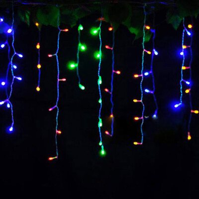 

KWB LED Christmas Lights Outdoor Decoration Lights 35m Droop Led Curtain Icicle String Lights White