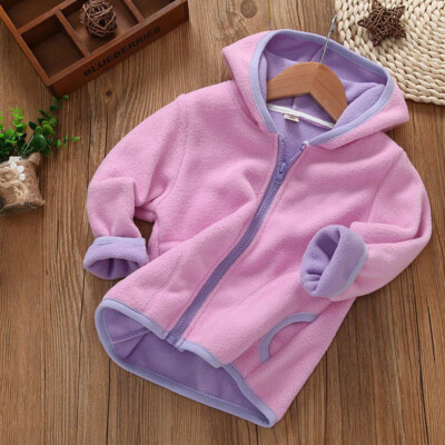 

Autumn Baby Kids Girl Boy Outerwear Letter Print Long Sleeve Casual Plus Velvet Hoodie Zipper Sweatshirt Kids Outfits Tops