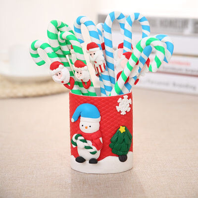 

Christmas Award Student Small Gifts Cute Pens Ballpoint Soft Pottery Gel Ink Pen Birthday Party Gifts