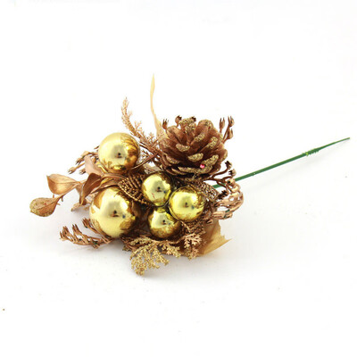 

Gobestart Artificial Pine Cones Auspicious Fruits Rich Fruit Home Decor Plant Berries