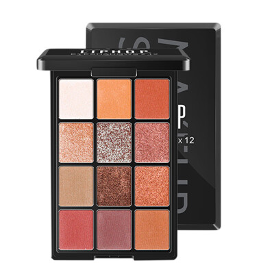 

New Arrival 12 Color Shimmer Eye Shadow Palette Makeup Tools Professional Eyeshadow Palette Waterproof Powder